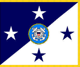[U.S. Coast Guard Commandant's flag]